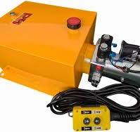 Amazon.com: DLH Bomba hidráulica de 12 V CC para remolque ...