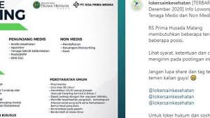 Rumah sakit prima husada sukorejo. Rumah Sakit Prima Husada Membuka Loker Di 12 Posisi Untuk Jurusan D3 S1 Ini Syarat Cara Daftarnya Tribunnewswiki Com Mobile