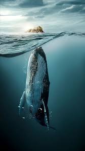 Whales By Jose Reis Digital Art Composition Underwater Animals Scary Ocean Ocean Creatures