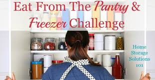 If it's in the garage, i couldn't imagine it being that far of a walk from the car to the pantry. Eat From The Pantry Freezer Challenge