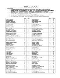 Disc is a personality test, based on the research done by famous psychologist and anthropologer, dr william marston from harvard university. Paper Disc Assessment Pdf Fill Online Printable Fillable Blank Pdffiller