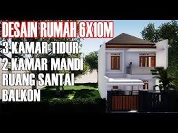 Desain rumah 6 x 10 terbaru 20. Desain Rumah Minimalis 6x10 Dengan 3 Kamar Tidur Dan Balkon Belakang Youtube Balkon Kamar Atas Minimalis Desain Rumah Minimalis 6x10 Dengan 3 Kamar Tidur Dan