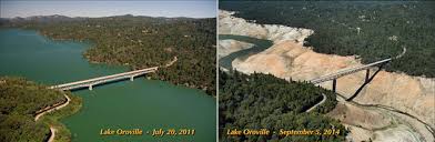 In an aerial view, a truck drives on the enterprise bridge over a section of lake oroville on april 27, 2021, in oroville, california. This Iconic California Drought Photo Is Pretty Personal For Me Mother Jones