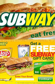 Subway® cards can be loaded with u.s. Pin On Restaurant Food
