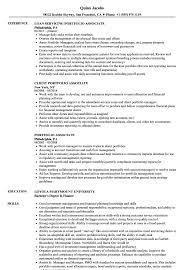 Some portfolio managers work with individuals and families, while. Portfolio Associate Resume Samples Velvet Jobs