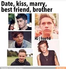 Date Louis Tomlinson Kiss Liam Payne Marry Niall Horan Best Friend Harry Styles Brot One Direction Humor One Direction Imagines One Direction Pictures