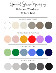 The answer is 7 amazing ones: 5 Steps To A Rainbow Wardrobe Graceful Spaces Organizing
