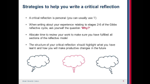Critical Reflection Youtube