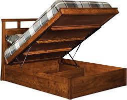 Storage platform bed hydraulic lift. Storage Lift Beds Made By Honey Run Woodcraft