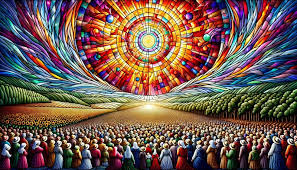 The Fatima Miracle: when the Sun Danced Stock Illustration ...