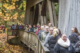 Old grist mill in the fall. Cedar Creek Grist Mill Draws Long Lines For Fresh Apple Cider Clarkcountytoday Com