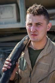 U.S. Marine Corps Devon Anthony, a crew member assigned