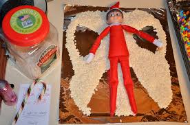 Elf On The Shelf Snow Angels Made Of Rice Snow Angels Elf On The Shelf Holiday