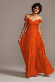 Check out our orange wedding dress selection for the very best in unique or custom, handmade pieces from our dresses shops. Tangerine And Orange Bridemaid Dresses David S Bridal