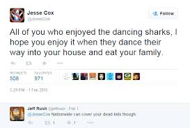 Jesse cox has been in the content creator and influencer world for nearly 20 years. Jesse Cox And His Hatred Of Sharks Super Bowl Xlix Halftime Left Shark Know Your Meme
