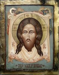 Jesus Christ the Holy Face, the Veil of Veronica, Hand Painted Orthodox  Icon, Byzantine Icon, Angel Fine Art, Orthodox Art, Made to Order