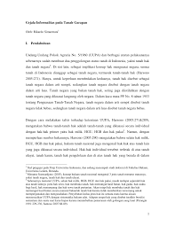Bila milik bersama dan satu atau orang tidak ditemukan maka ganti rugi yang menjadi haknya dititipkan di pengadilan negri yg wilayah hukumnya meliputi lokasi tanah yang bersangkutan (pasal 16) Pdf Gejala Informalitas Pada Tanah Garapan