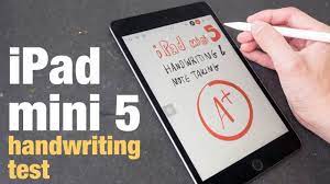 Ipad Mini 5 Handwriting Note Taking Test Youtube