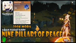 Genshin Impact How To Clear Nine Pillars Of Peace Youtube
