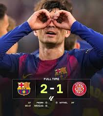 Barcelona wins against Girona in LaLiga