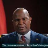 U.S. Ambassador to Mozambique Peter Hendrick Vrooman presents credentials  to Mozambican President Filipe Jacinto Nyusi