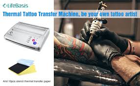 The videos in this channel are perfect if you are thinking about getting your first tattoo, as well as tattoo collectors looking top expand their knowledge of the art of tattooing. Amazon Com Life Basis Tattoo Stencil Transfer Machine Thermal Tattoo Kit Copier Printer Thermal Printer For Temporary And Permanent Tattoos Free 10pcs Tattoo Stencil Transfer Paper Silver Update Version Beauty