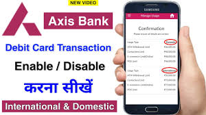 Shop online and pay using axis bank internet banking. How To Enable Disable Axis Bank Debit Card Online Transaction Debit Card International Payment Off Youtube