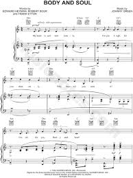 Documents similar to heart and soul piano sheet music. Johnny Green Body And Soul Sheet Music In C Major Transposable Download Print Sku Mn0045933