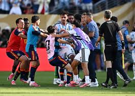 FIFA to investigate World Cup final post-match brawl