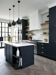 Top 50 Best Black Kitchen Cabinet Ideas Dark Cabinetry Designs Kitchen Trends Black Kitchen Cabinets Kitchen Cabinet Design