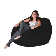 Bean Bag Chair Large 4 Foot Cozy Sack Premium Foam Filled Liner Plus Microfiber Cover Bean Bag Chair Bean Bag Chair Covers Cool Bean Bags