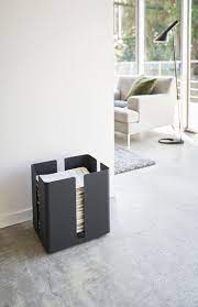 キャスター付きニューズラック タワー 2021 インテリア ラック 新聞紙 袋