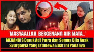 Akhirnya datuk adi putra sound kerajaan rupanya ini sebab sebenar yang buat ramai sokong. Menangis Datuk Adi Putra Dan Semua Bila Anak Syurganya Yang Istimewa Buat Ini Padanya Masyaallah Youtube