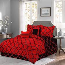 Luxurious 10 Piece Geometric Soft Comforter Set Bed Sheets Limited Time Sale Designer Bed Sheets Master Bedroom Comforter Sets Simple Bedroom Design