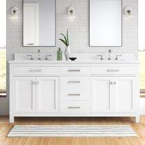 Quintara 52 double bathroom vanity set. 52 Inch Double Sink Vanity Wayfair