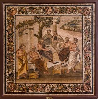 Plato's Academy mosaic - Wikipedia
