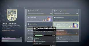 Happy Haunting Ground Destiny 2 Triumph Guide