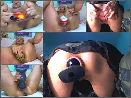 Hairy Fisting Porn | New Raisa Colossal Dildo And Vegetable Porn