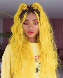 Inh Hair Yellow Hair Inspo Yellow Hair Hair Styles Hair Inspo Color