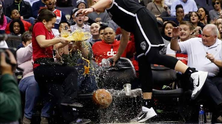 Heated incident at an NBA game