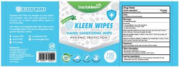 It is located at kapar, klang. Bactakleen Kleen Wipes Benzalkonium Chloride Liquid