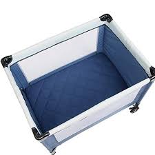 Tillyou Cloudy Soft Pack And Play Sheet Quilted Hypoallergenic Breathable Thick Fitted Play Yard Playp Pack N Play Mattress Pack And Play Sheets Pack And Play