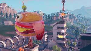 Someone found the durr burger sign irl and i overlayed the fortnite map on top of the real world location. Fortnite Week 4 Season 9 Challenge Guide Dumpling Head Tomato Head And Durr Burger Head Locations