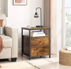 Fortunately, in our setting we have the door slid to the right. Industrial Bedside Table Rustic Metal Cabinet Unique Home Furniture