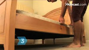 This will keep the base from sliding. How To Stop A Box Spring From Squeaking Youtube