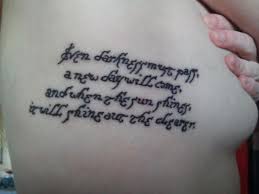 Originally, i had planned on my lotr tattoo being the phrase from the fellowship 2. Lotr Tattoo Ink Lord Of The Rings Tattoo From Sam S Monologue In The Two Towers Lord Of The Rings Tattoo Tattoos And Piercings Ring Tattoos