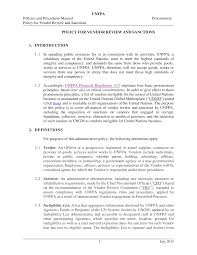 Depending on the circumstances, a statement under one program, either title ii or title xvi, may cause sanctions under only the other program. Https Www Unfpa Org Sites Default Files Admin Resource Psb Vendor 20review 20and 20sanctions Pdf