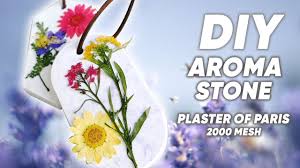 Nowadays plaster of paris can come from any gypsum mine or processing plant anywhere in the world because the name is now applied to the product, not the actual location of. Dried Flower Aroma Stone Scented Tablet With Plaster Of Paris Malaysia Clay Art Youtube