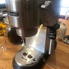 Quiet and simple to use—but you must add ice and salt. Delonghi Dedica Pump Coffee Machine White Ec685w Espresso Cappuccino Machines Amazon Com Au