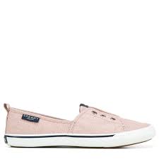 Sperry Womens Lounge Wharf Canvas Sneakers Rose Dust In
